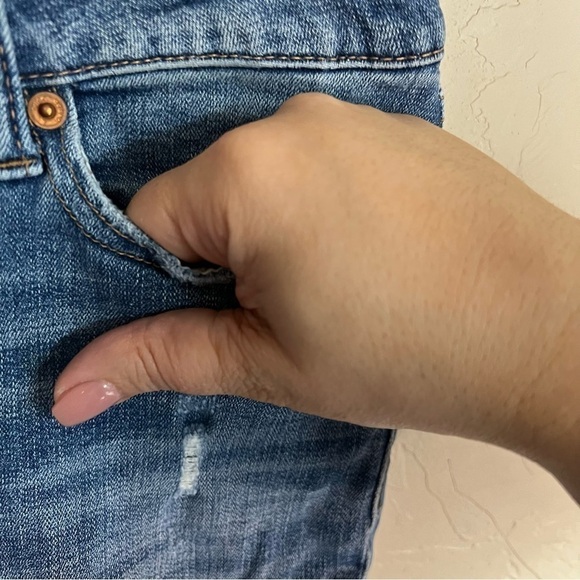 Lucky Brand Lolita Skinny Ankle Distressed Denim Jeans - Picture 5 of 12